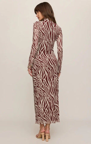 Z Supply | Sevilla Zebra Mesh Midi Dress