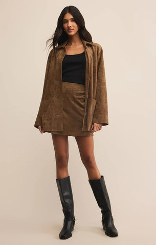 Z-Supply | Cierra Faux Suede Mini Skirt