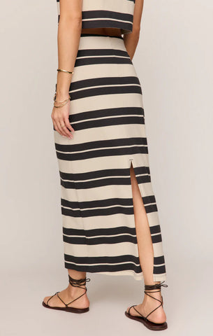 Z-Supply | Gail Striped Jersey Midi Skirt