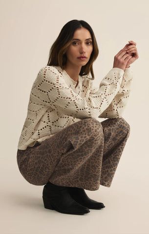 Z-Supply | Marli Denim Leopard Pant