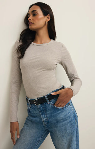 Z-Supply | Second Skin Crew Long Sleeve Top