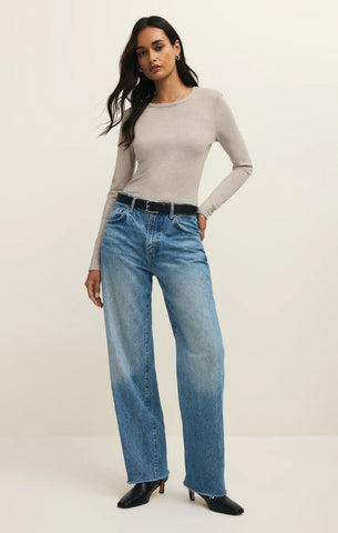Z-Supply | Second Skin Crew Long Sleeve Top