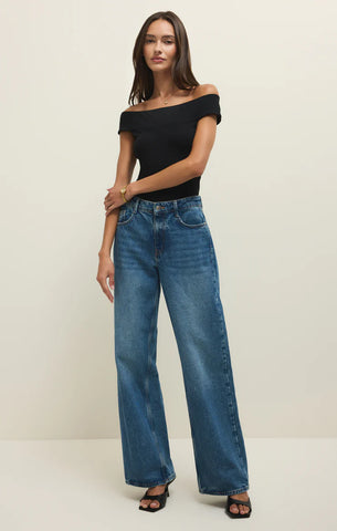Z-Supply | Second Skin Off Shoulder Top