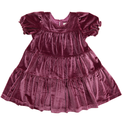 *Pink Chicken Velour Elizabeth Dress