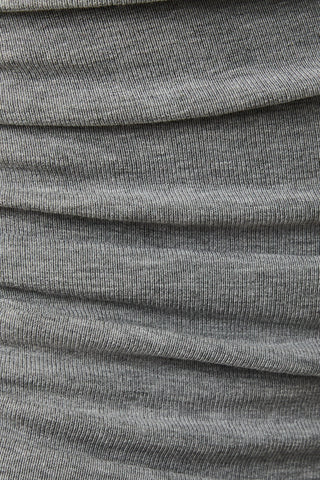 High Neck Top with Side Ruching