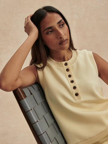 Varley | Marla Button Placket Tank
