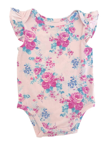 Ruffle Sleeve Bodysuit, Garden Secrets