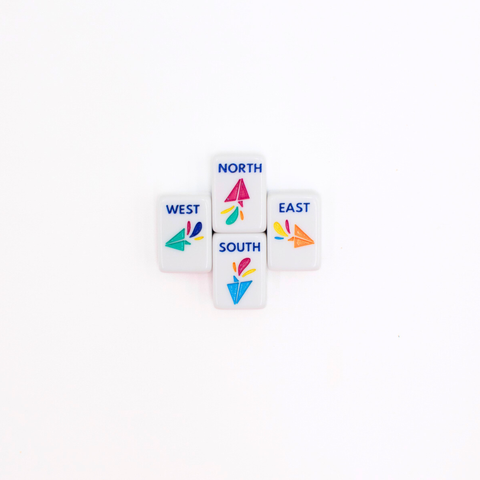 Mini Travel Mahjong | Mini Anywhere Series | White