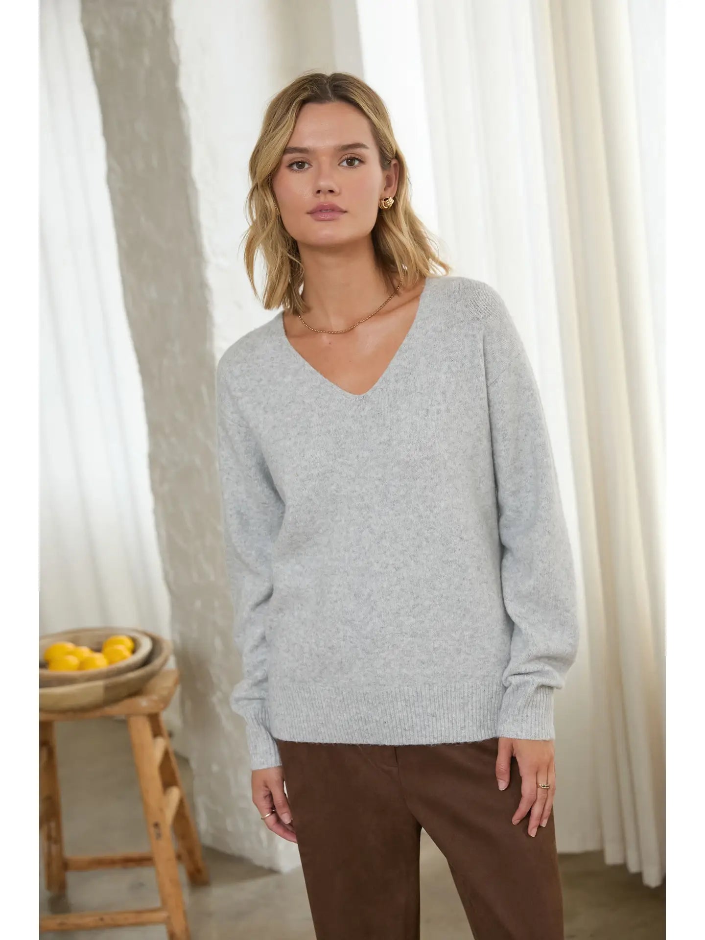Longsleeve V Neck Sweater
