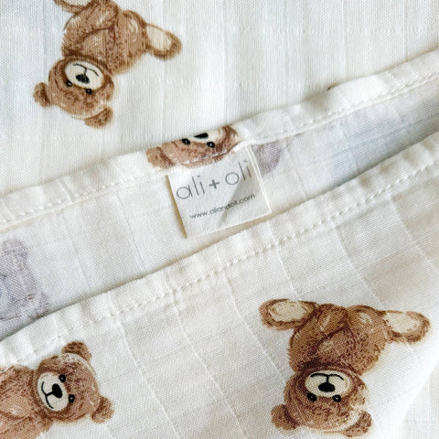 Bamboo Muslin Swaddle Baby Blanket