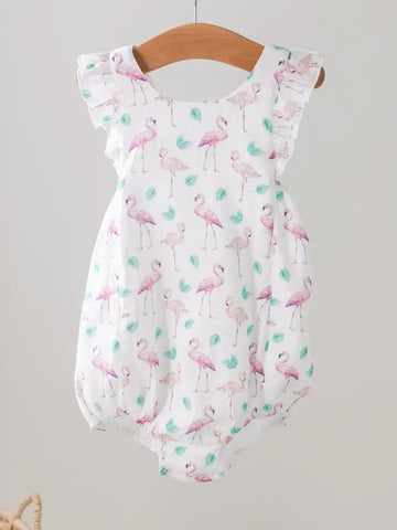 Nola | Muslin Pink Flamingo Bubble