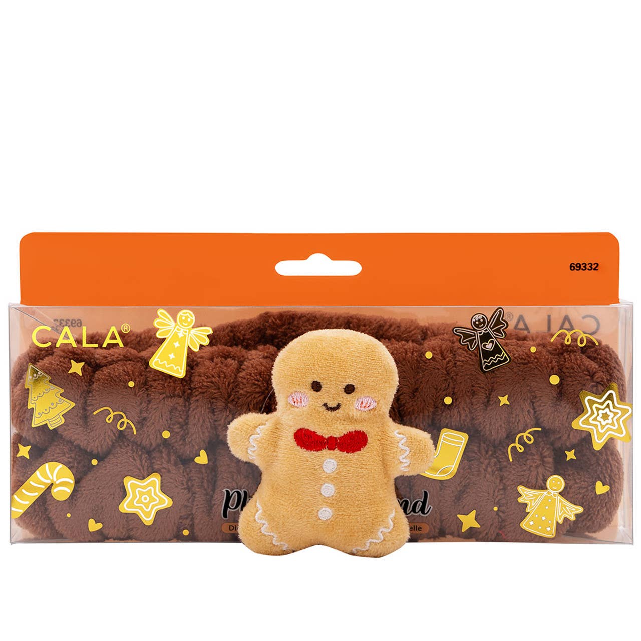 CALA Plush Fun Holiday Gingerbread Headband