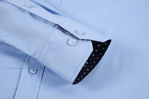 Mens Regular Long Sleeve Dress Shirt
