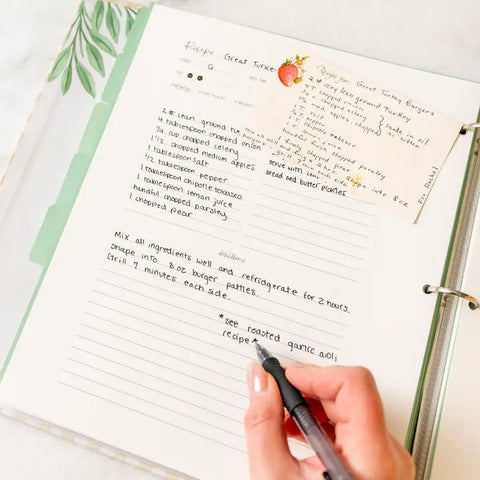 Large Recipe Binder