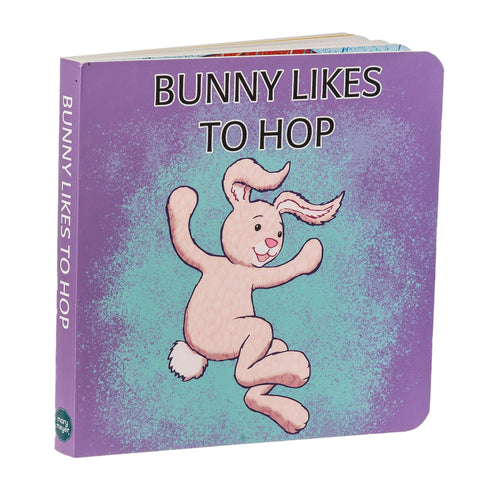 Bunny Likes to Hop Board Book 