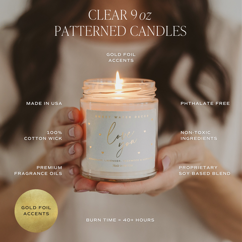 Best Mom Ever Floral Soy Candle