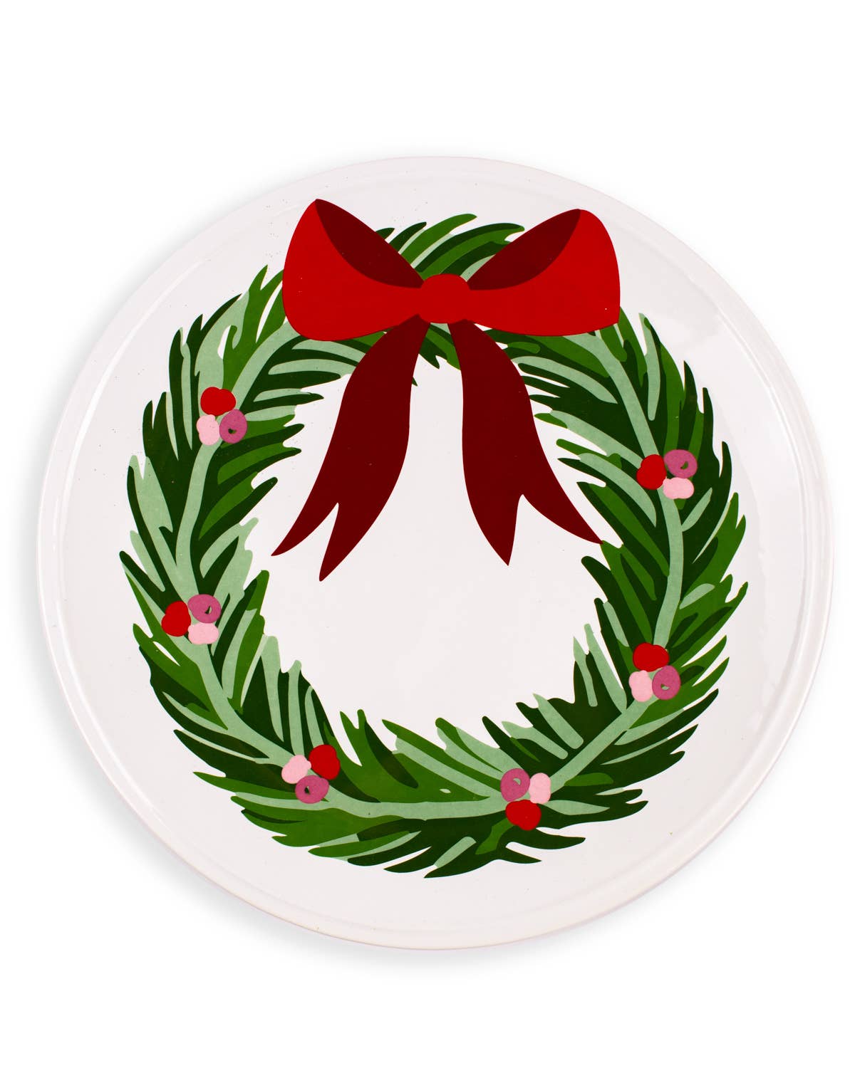 RS | Clara Wreath Round Platter