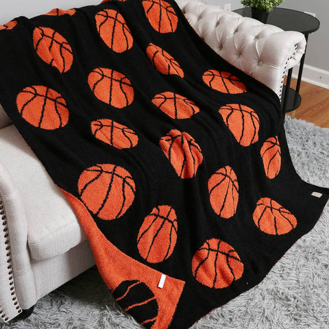 Basketball Printed Cozy Soft Throw Blanket