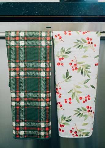 Holly Double Sided Hand Towel