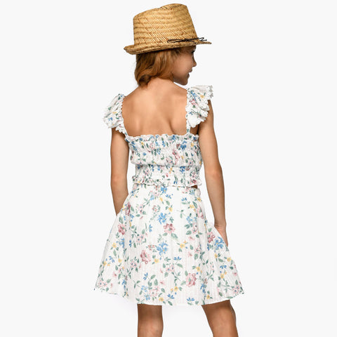 Hannah Banana | Floral Top with Ruffles