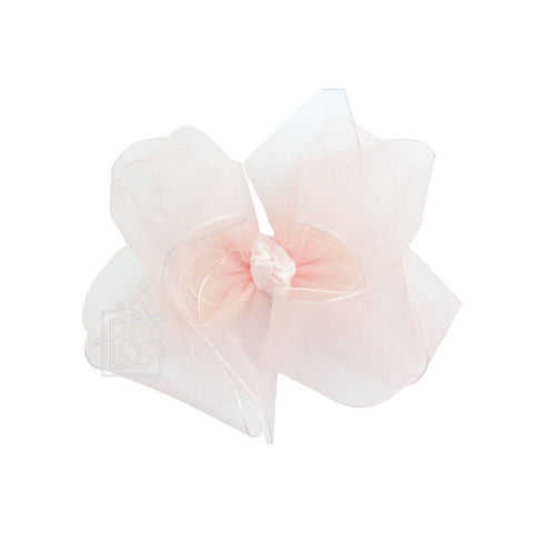 MULTI-LOOP ORGANZA BOW ON CLIP