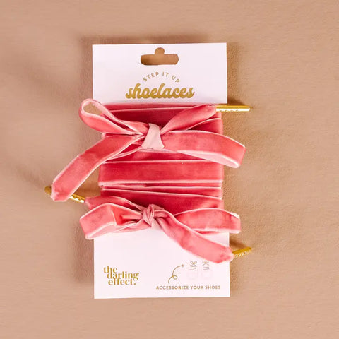 Velvet Rose Shoe Laces