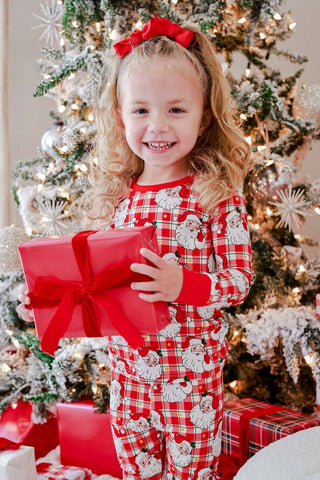 Christmas Bamboo Two-Piece Pajama Set | Cozy Claus