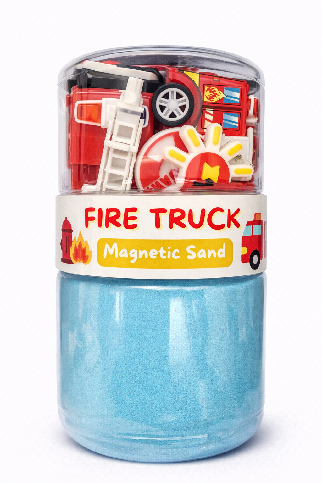 Fire truck Sand Jar  