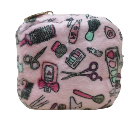 3 Pouch trio - Plush & Nylon