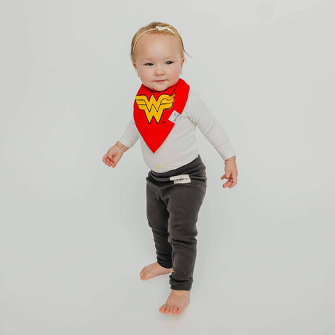 2 Pack Baby Bandana Bibs - Wonder Woman