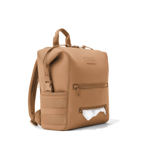 Indi Diaper Backpack in Camel, Medium