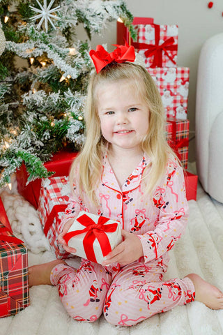 Girl's Two Piece Flare Lounge Set | Jolly Ribbons