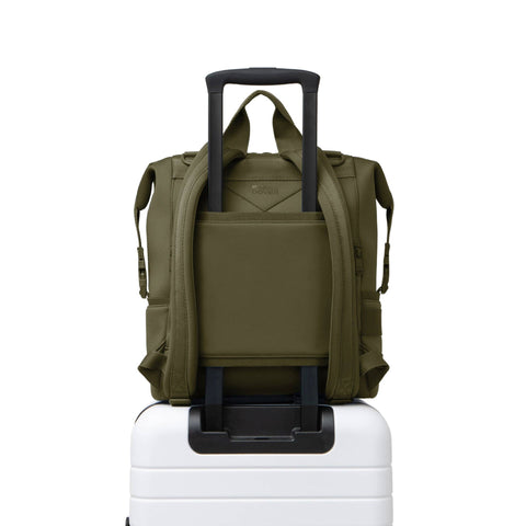 Indi Diaper Backpack in Dark Moss, Large
