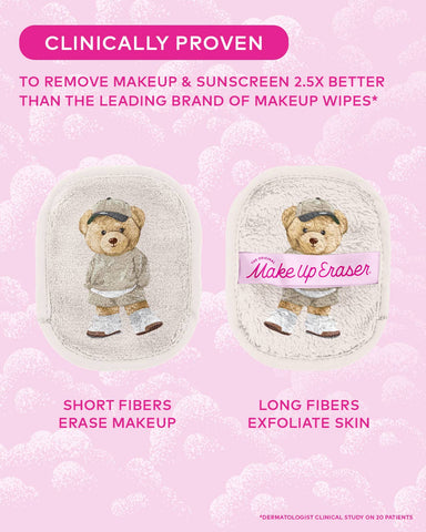 Teddy Bear Gift Set & Cosmetic Bag