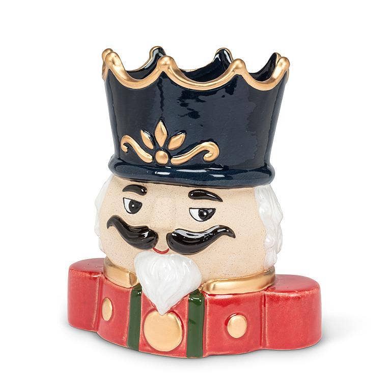 Nutcracker Christmas Vase