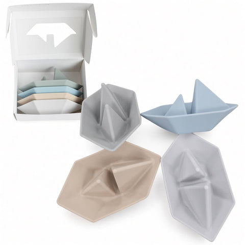 Ali+Oli 4-pc Floating Boat Bath Toy Set