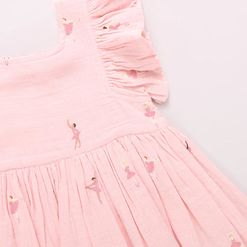 pink chicken elsie dress Girls Elsie Dress | Lobsters and Crabs