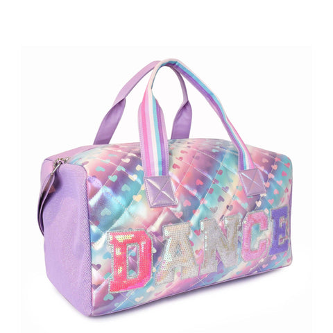 'Dance' Ombre Hearts Duffle