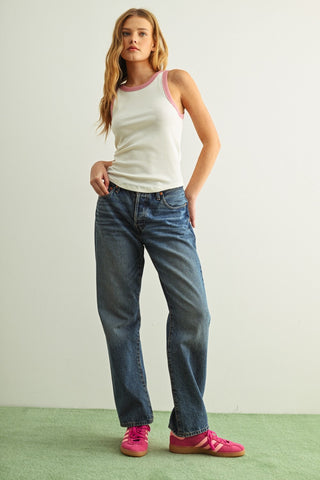 Color Contrast Tank Top