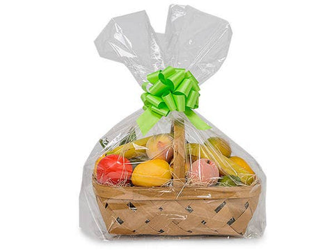 Clear Poly Basket Wrap Bags
