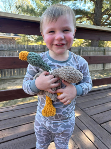 Mallard Duck Hunting Lovey Baby Shower Gift 