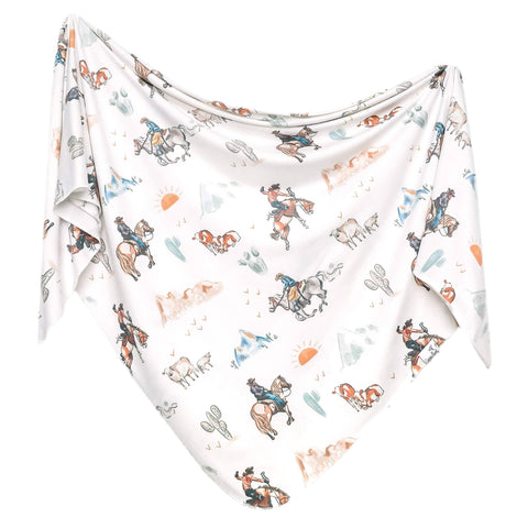Knit Swaddle Blanket - Boone
