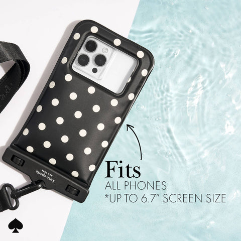 Kate Spade New York | Waterproof Pouch | Polka Dot