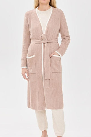 Barefoot Dreams CCL Contrast Ribbed Robe
