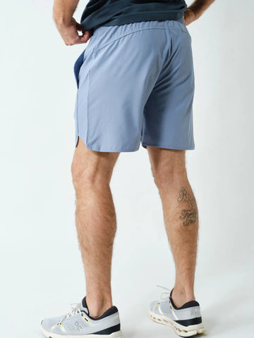 Mens Wave Accent Active Shorts