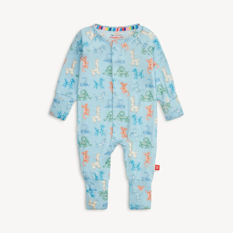 Magnetic Me | Blue Party Animals Glow In The Dark Coverall