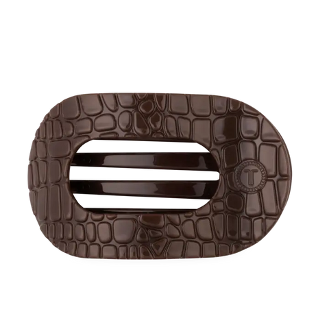 Teleties | Brown Crocodile Hair Clip