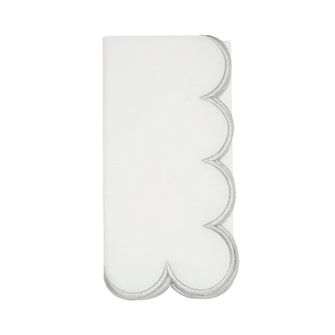 Cotton Scalloped Dinner Napkin