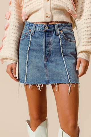 Denim Mini Skirt