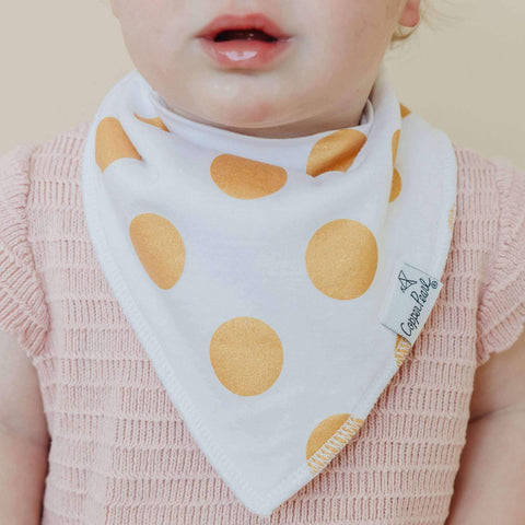 4 Pack Baby Bandana Bibs - Blush